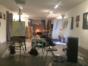 treo live  painting